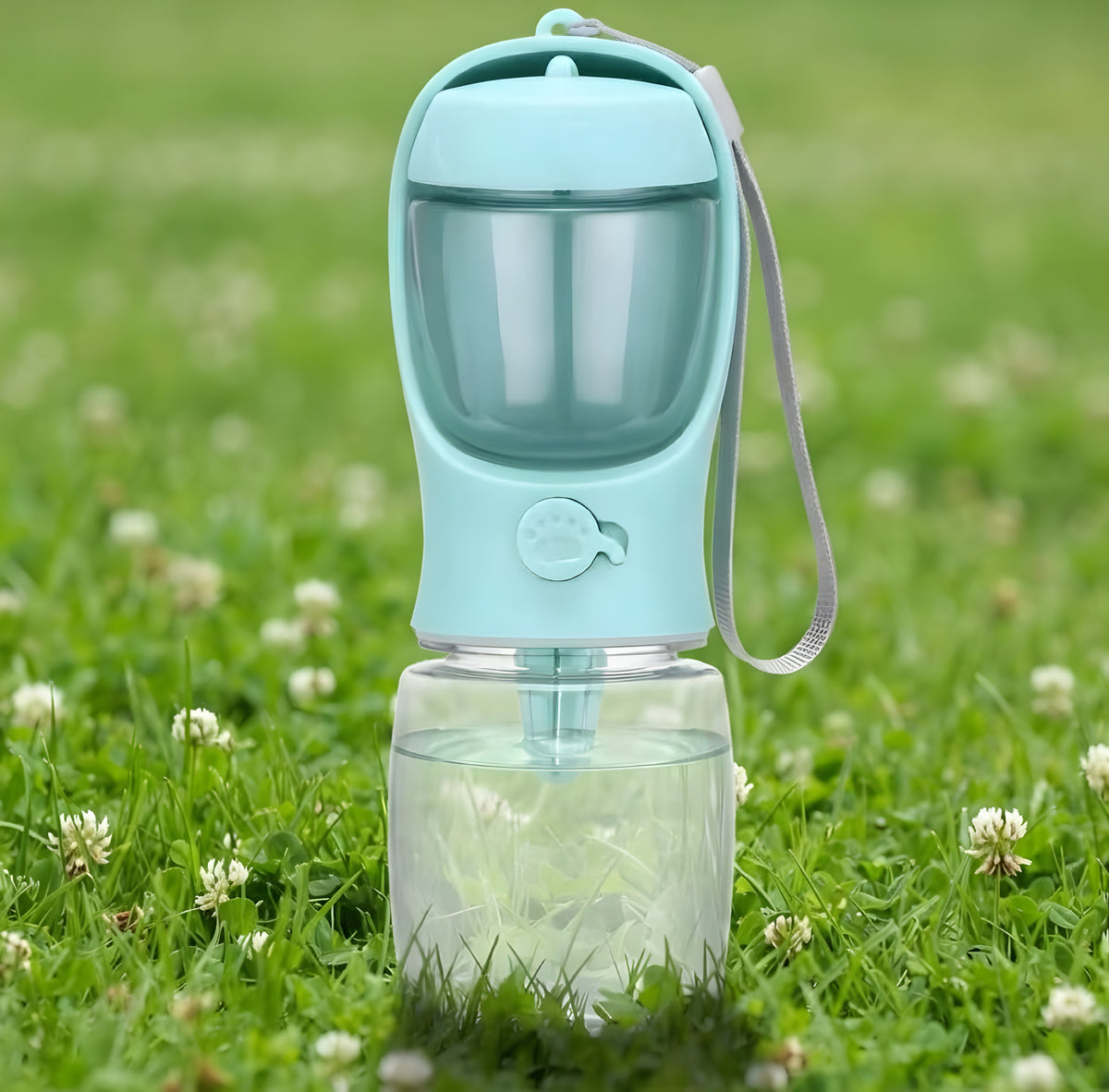 Portable Dog Cat Water Bottle with Storage Food and Water Container