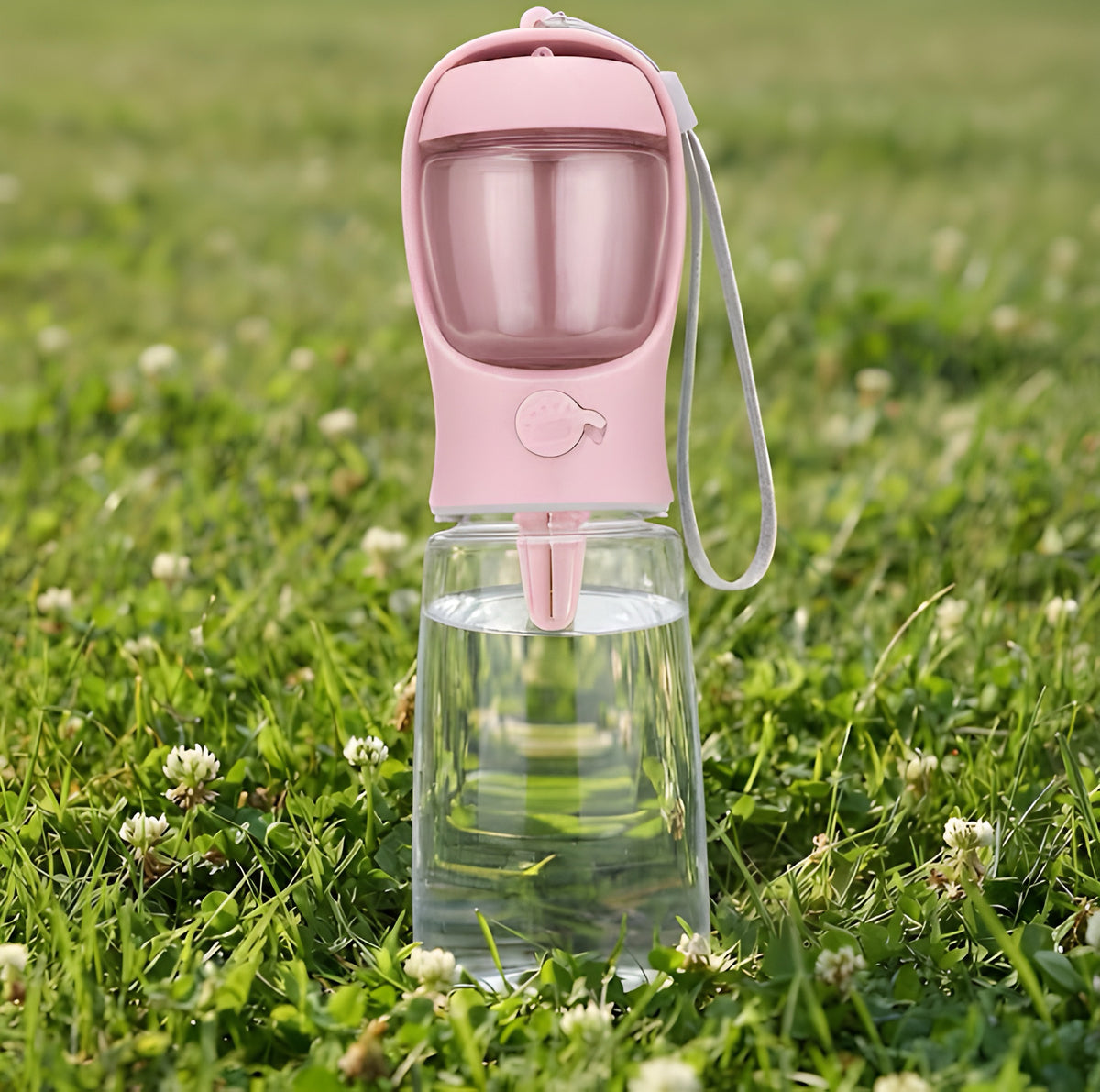 Portable Dog Cat Water Bottle with Storage Food and Water Container